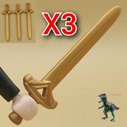 Playmobil épée d un - épée, d'or